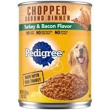 Pedigree Turkey & Bacon Flavor Chopped Ground Dinner 13.2oz