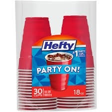 Hefty Party On! Cups 18oz 30ct