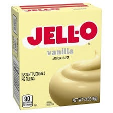 Jell-O Instant Pudding Vanilla 3.4oz
